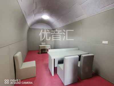 陕西窑洞谈话室墙面防撞软包