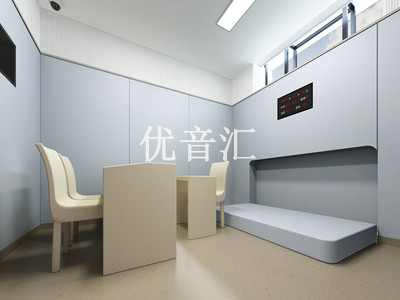 留置室防撞软包房间效果图