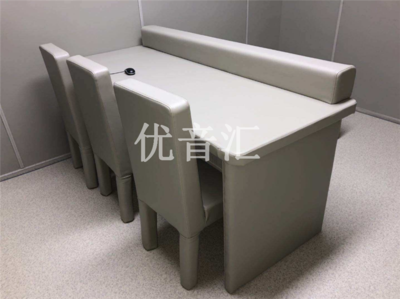谈话室软包桌椅+审讯室软包桌椅
