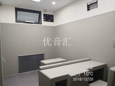 审讯室阻燃墙面软包