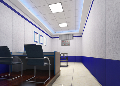 公安局审讯室防撞软包效果图