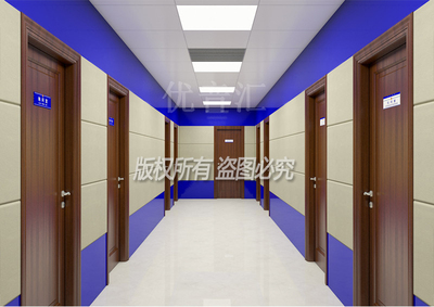 审讯室防撞软包效果图